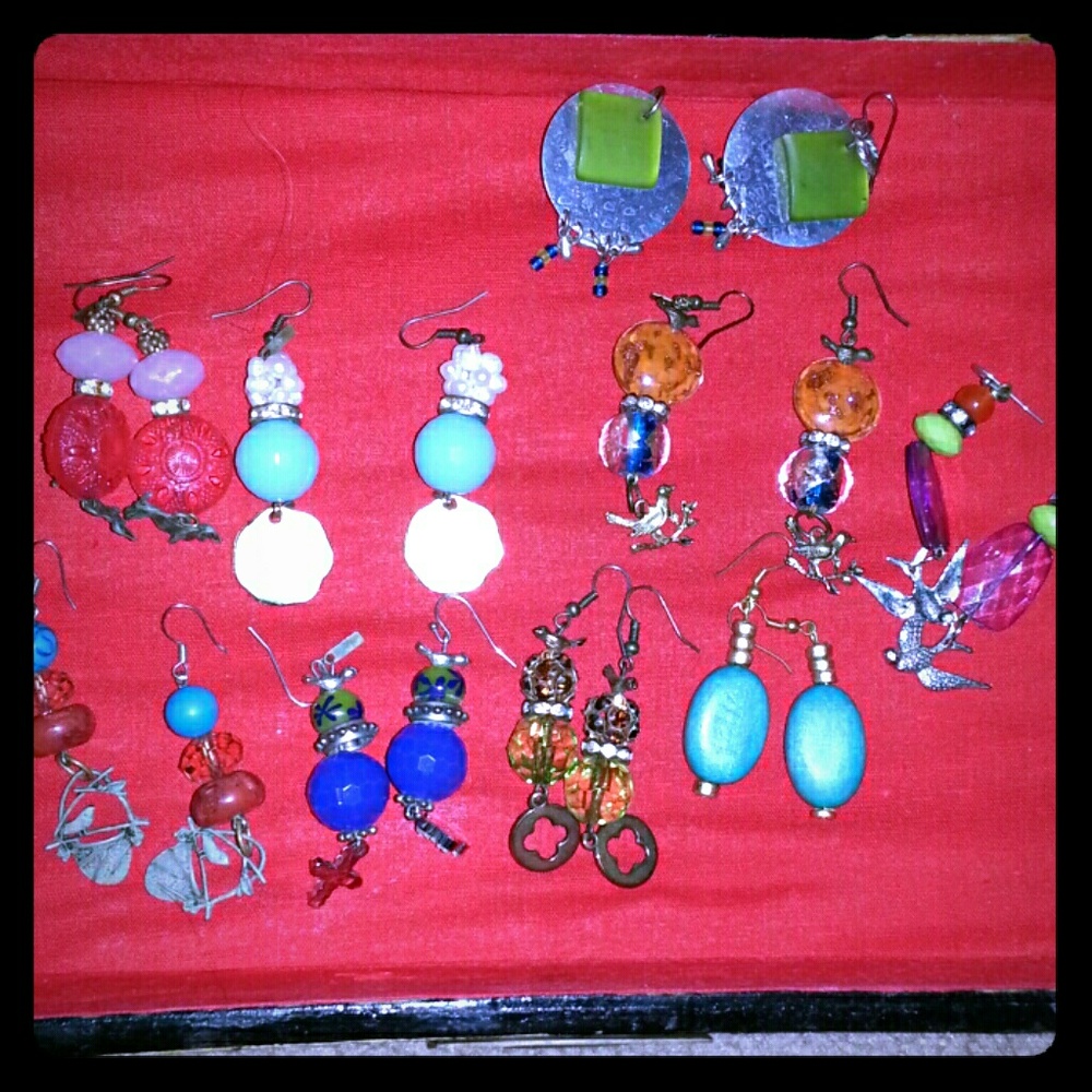 Blu Design Earrings 8pair